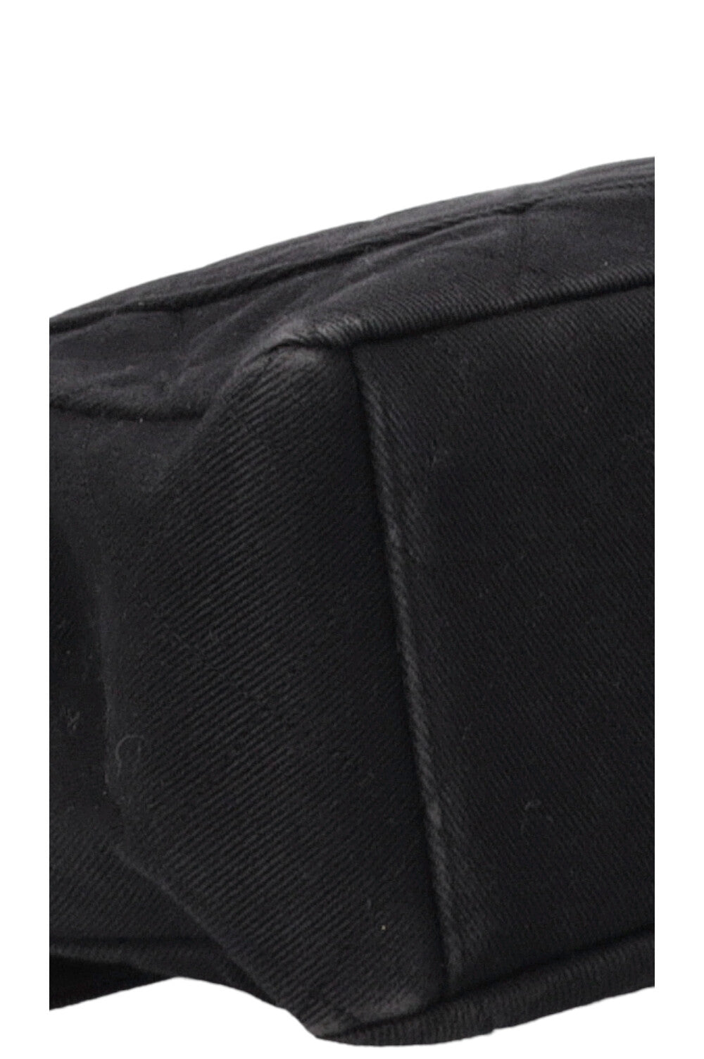 CHANEL Single Flap Bag Maxi Denim Black