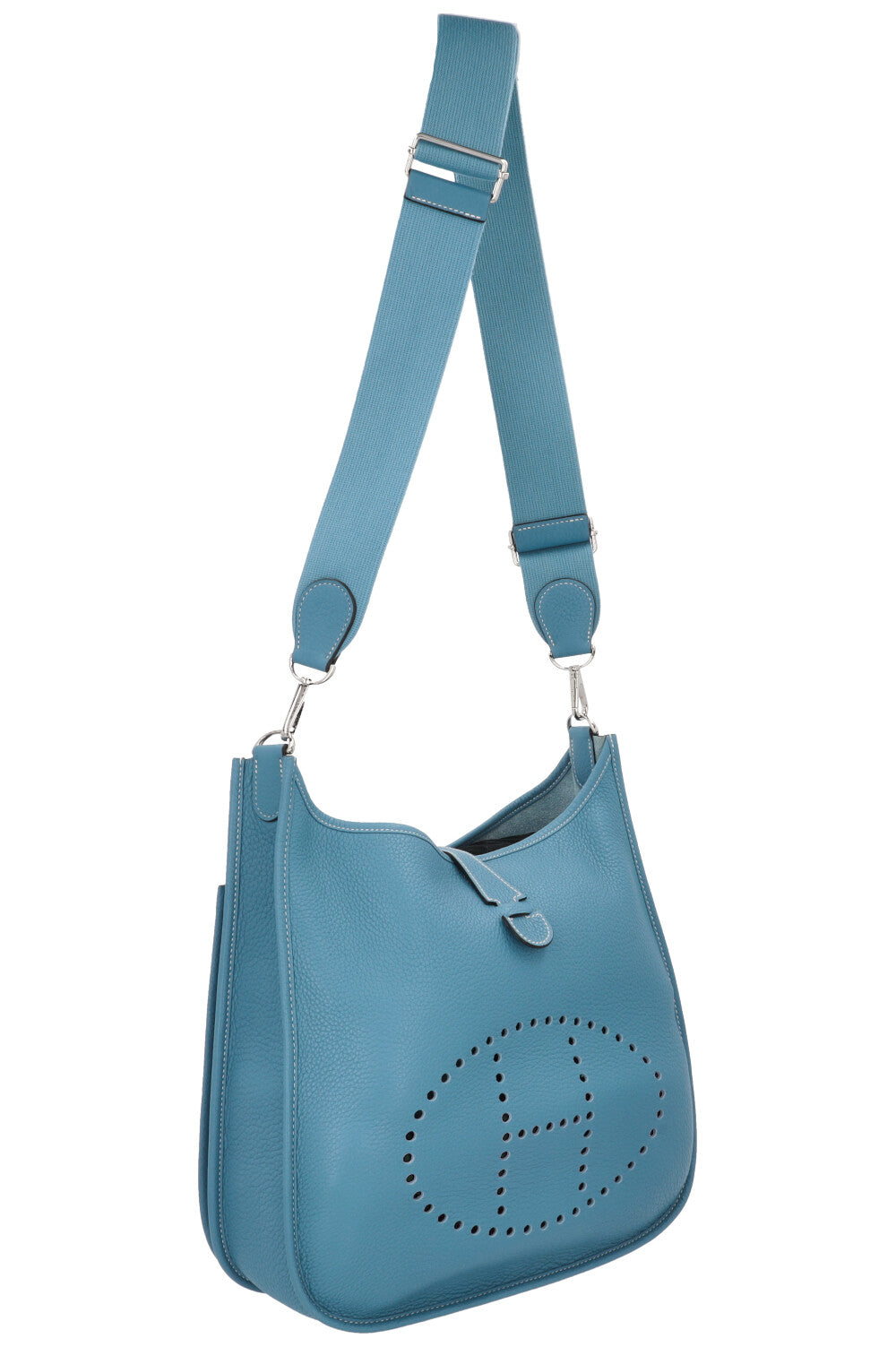 HERMÈS Evelyne GM Clemence Bleu Jean