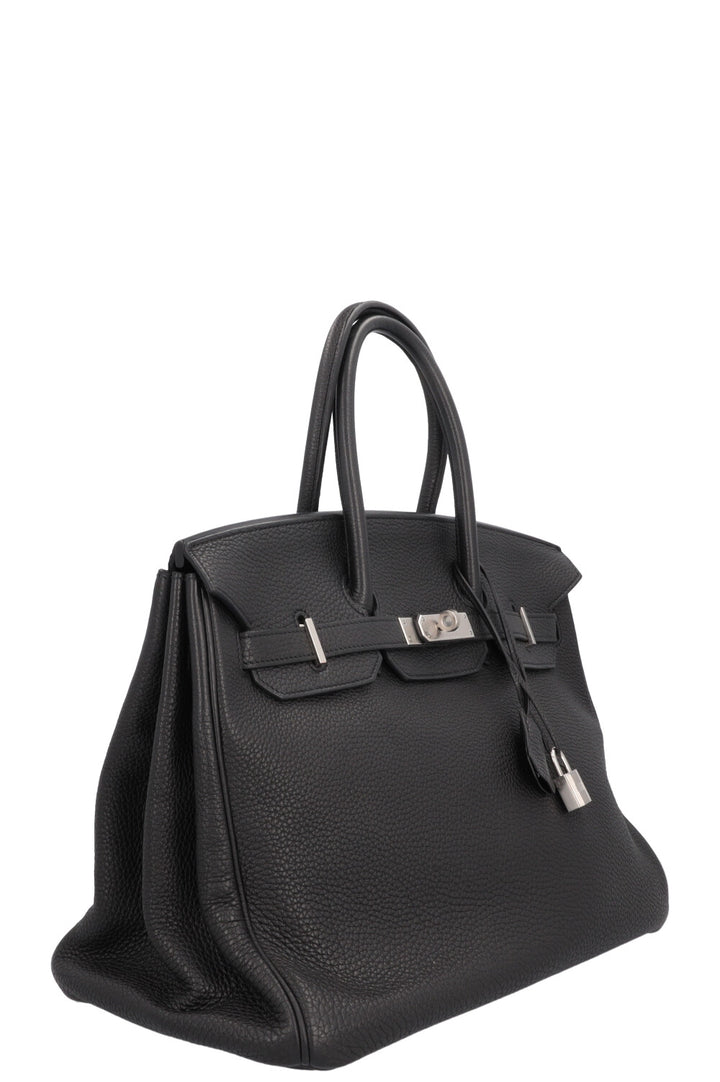HERMÈS Birkin 35 Retourne Togo Noir