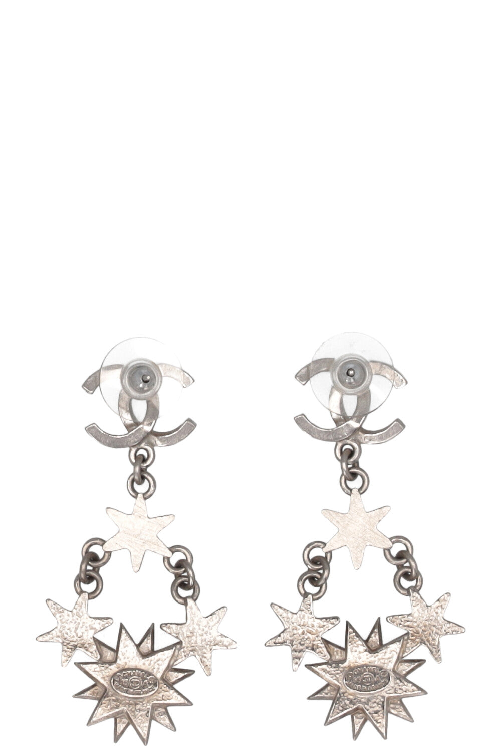 Boucles d'oreilles CHANEL Étoiles Argent