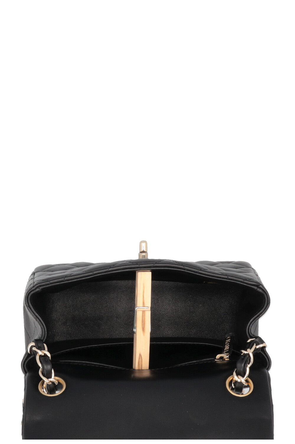 CHANEL Square Mini Crossbody Bag Black