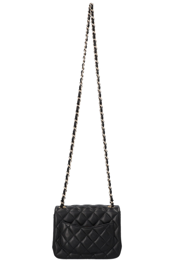 CHANEL Square Mini Crossbody Bag Black