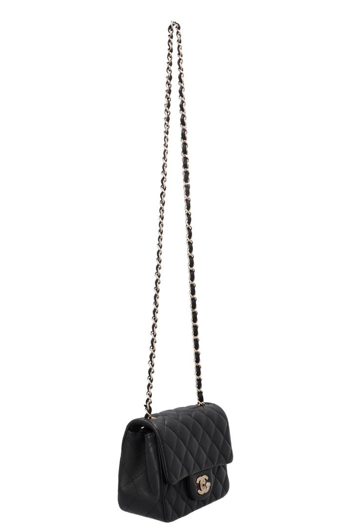 CHANEL Square Mini Crossbody Bag Black