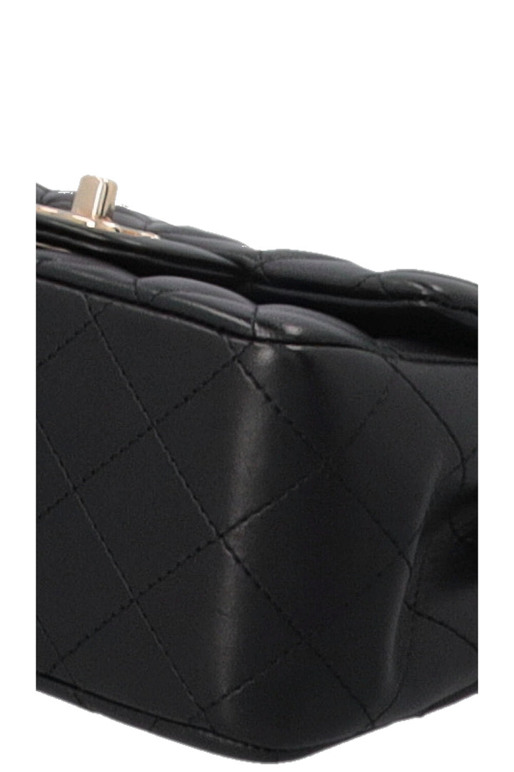 CHANEL Square Mini Crossbody Bag Black