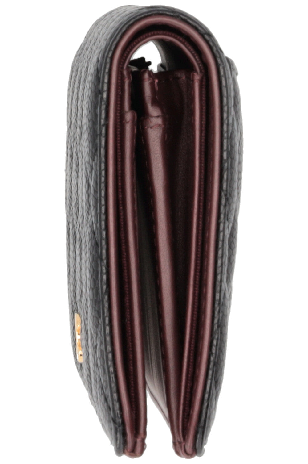 CHANEL Long Wallet Caviar Black