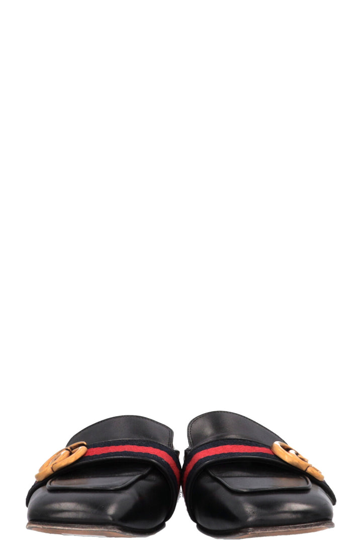Mocassins GUCCI Marmont Cuir Noir
