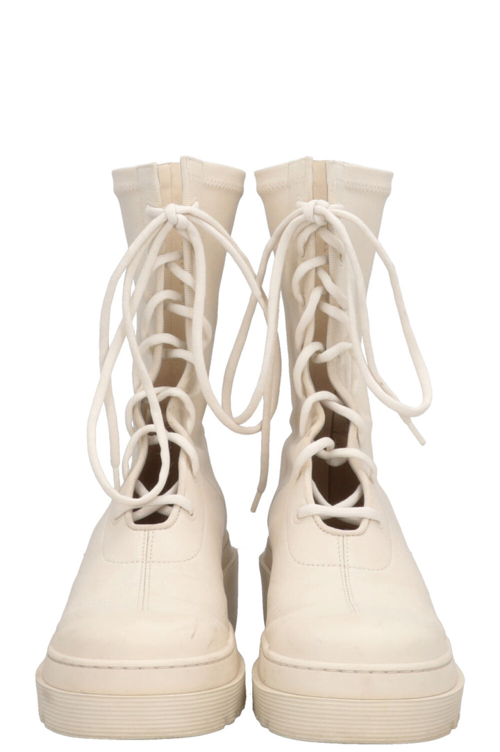 CHRISTIAN DIOR Arcade Boots Leather Off-White