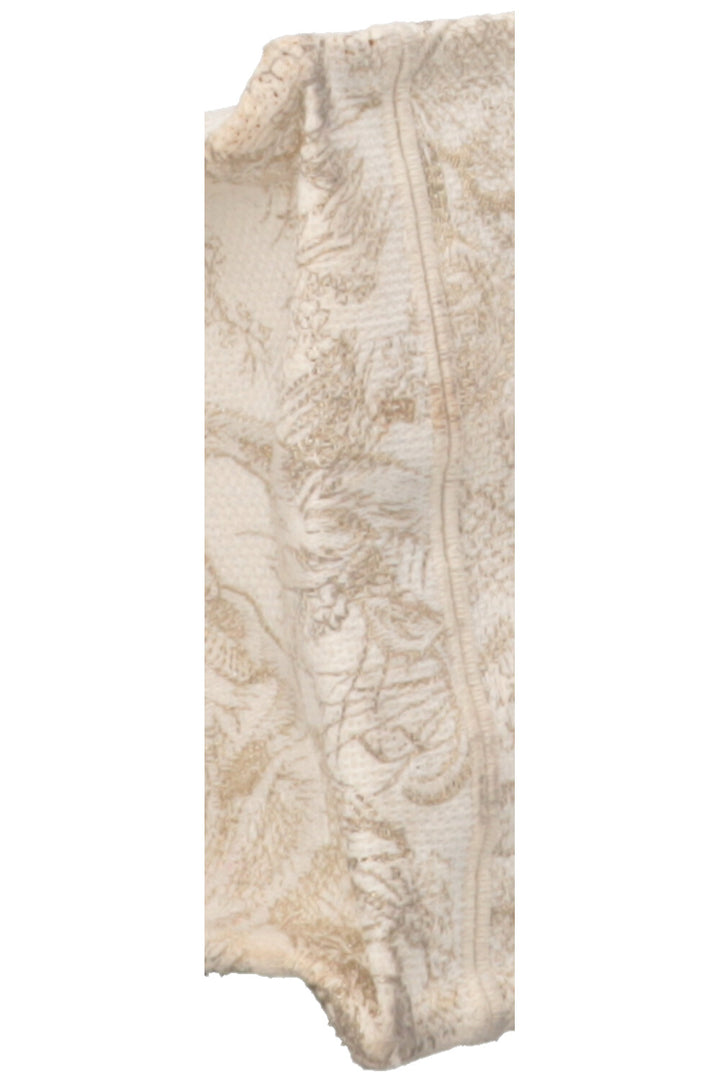 CHRISTIAN DIOR Book Tote Medium Toile De Jouy White