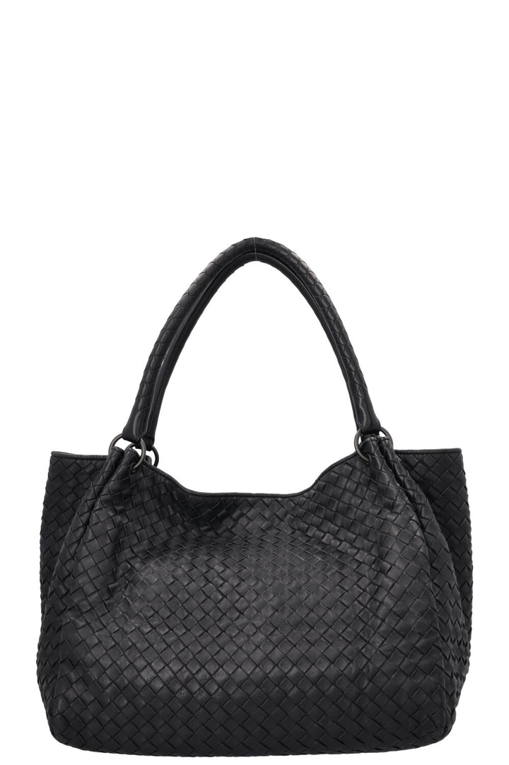 BOTTEGA VENETA Sac cabas Intrecciato Bleu nuit