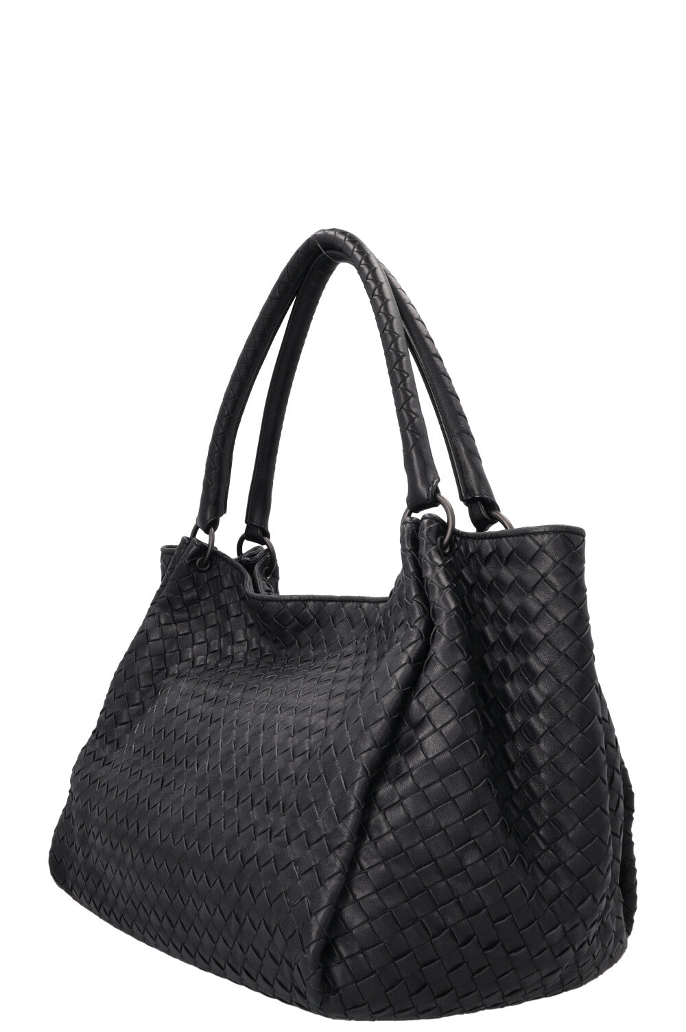 BOTTEGA VENETA Sac cabas Intrecciato Bleu nuit