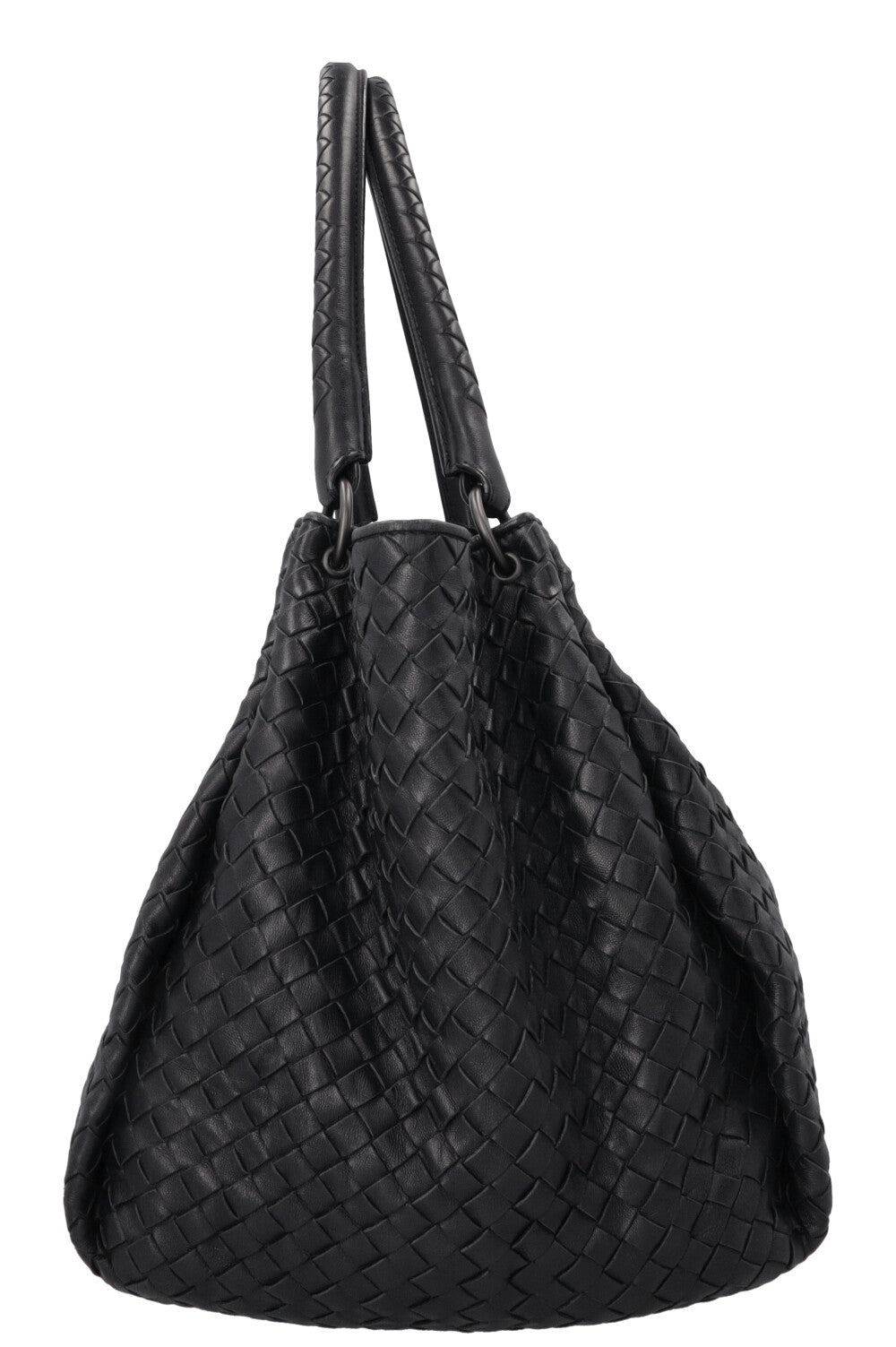BOTTEGA VENETA Sac cabas Intrecciato Bleu nuit
