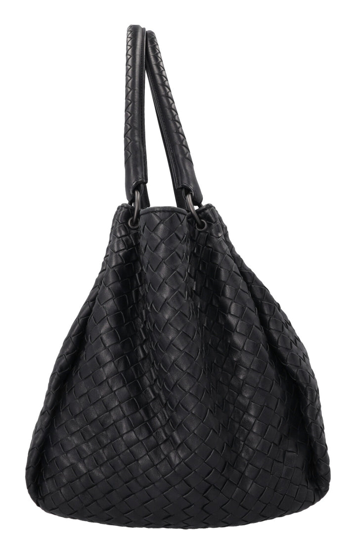 BOTTEGA VENETA Sac cabas Intrecciato Bleu nuit