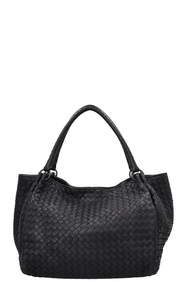 BOTTEGA VENETA Sac cabas Intrecciato Bleu nuit