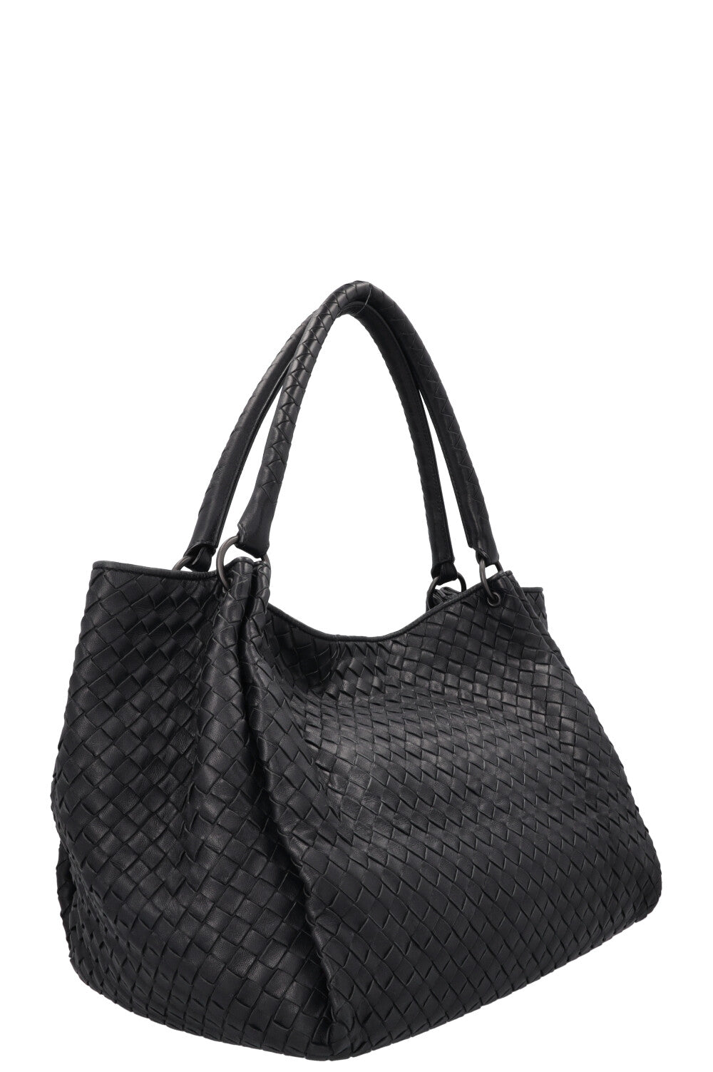 BOTTEGA VENETA Sac cabas Intrecciato Bleu nuit
