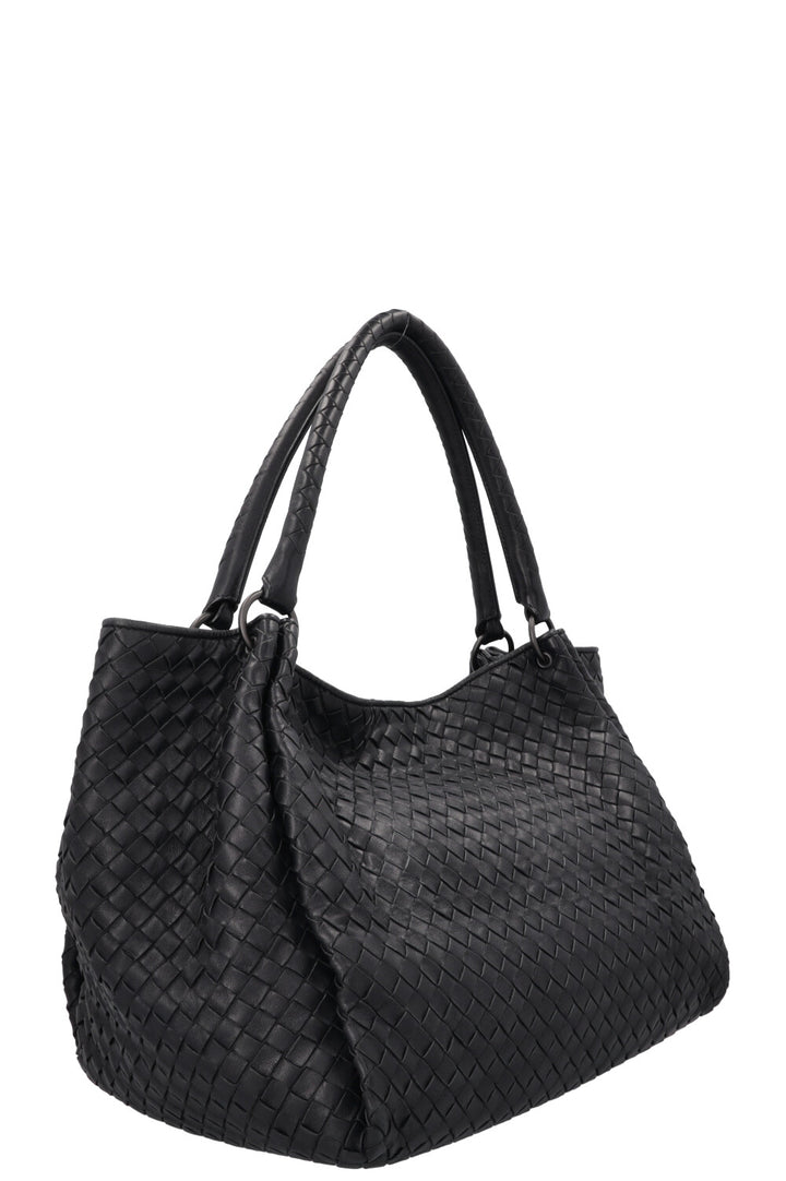BOTTEGA VENETA Sac cabas Intrecciato Bleu nuit