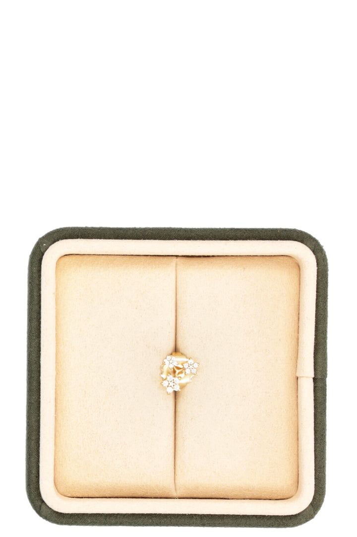 OLE LYNGGARD Shooting Stars Ear Stud 18k Yellow Gold Diamonds