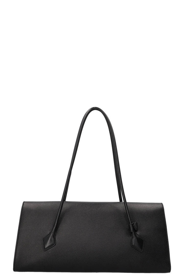 ALAÏA Le Teckel Flap Tote Bag Leather Black