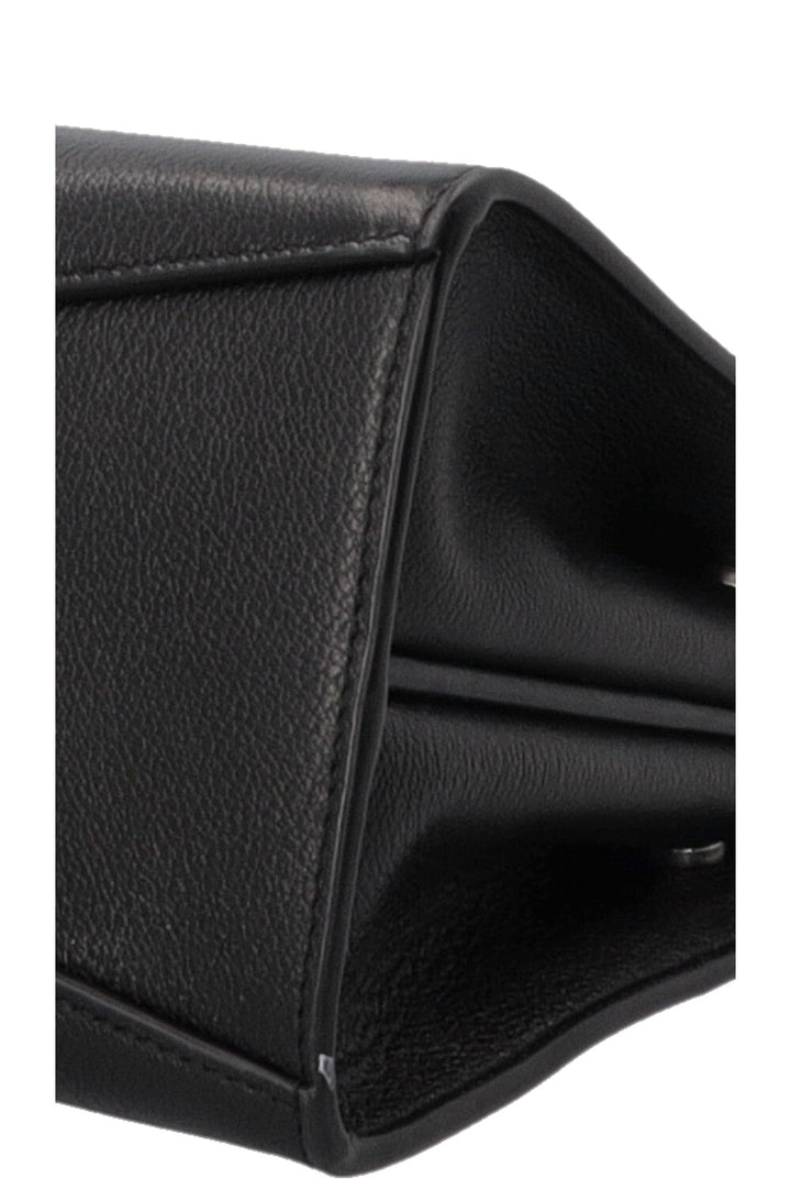 ALAÏA Le Teckel Flap Tote Bag Leather Black