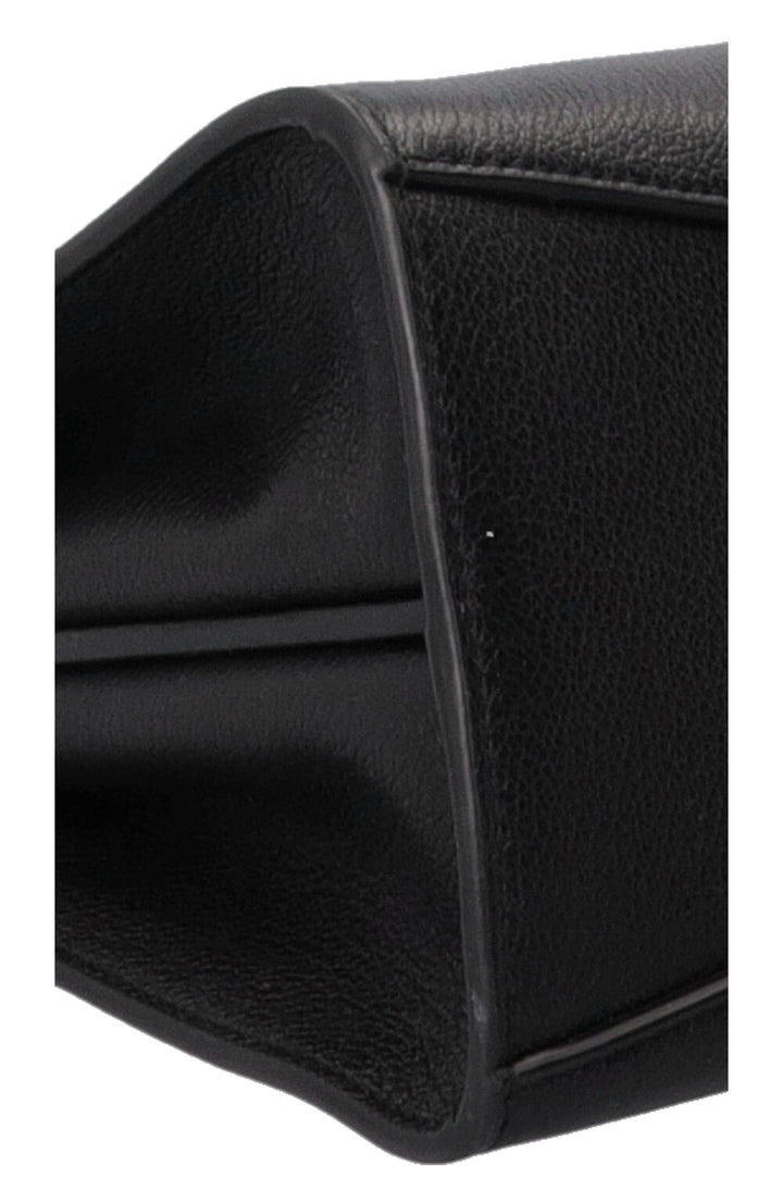 ALAÏA Le Teckel Flap Tote Bag Leather Black