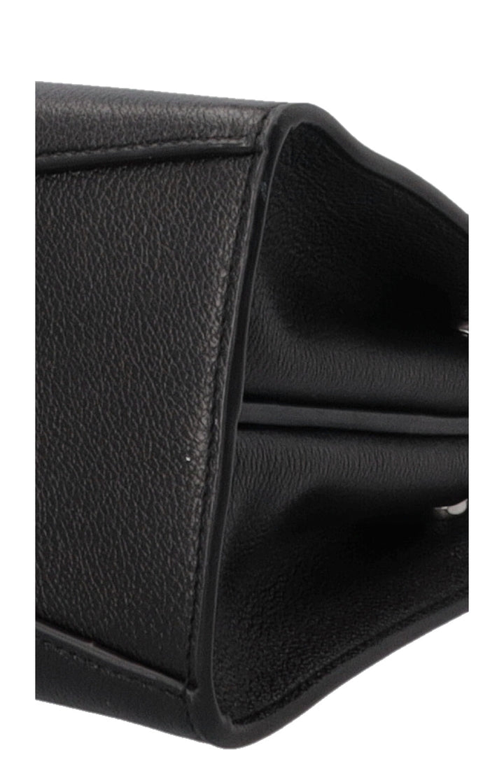 ALAÏA Le Teckel Flap Tote Bag Leather Black