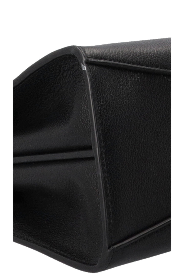 ALAÏA Le Teckel Flap Tote Bag Leather Black