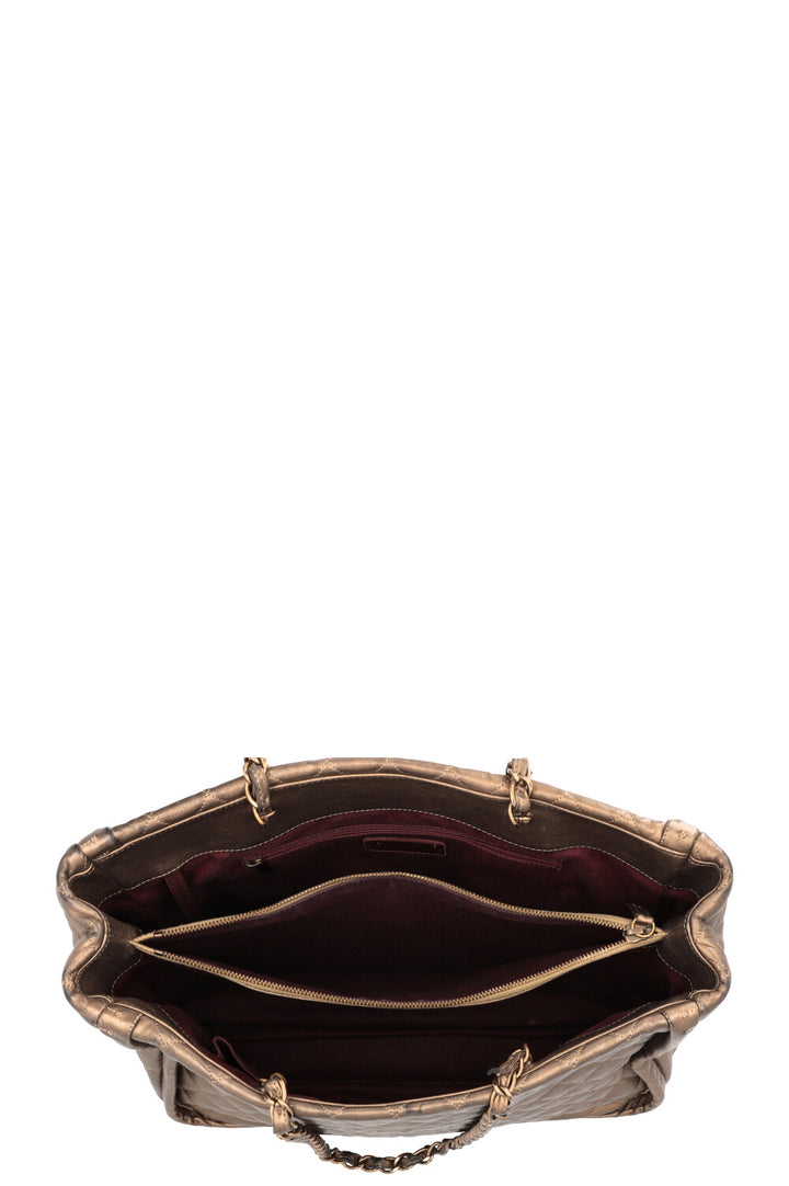CHANEL Paris Byzance Istanbul CC Cabas Sac Shopping Bronze