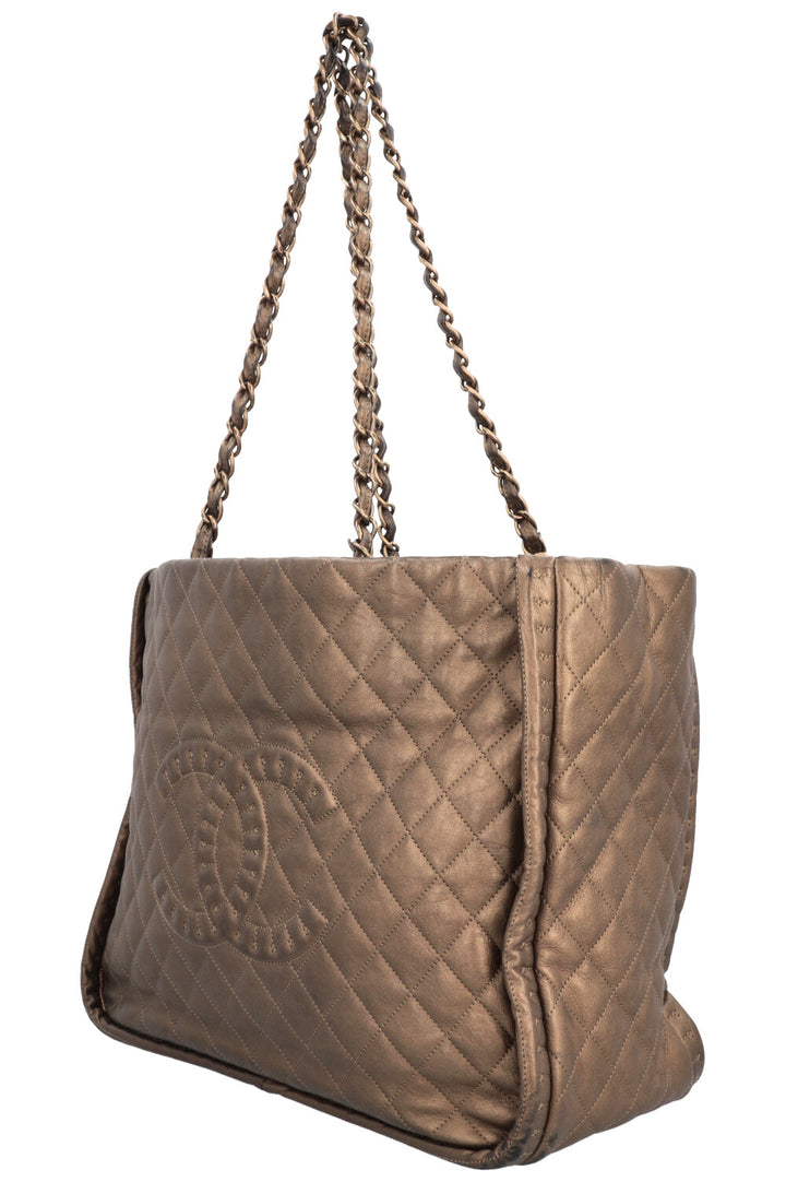 CHANEL Paris Byzance Istanbul CC Cabas Sac Shopping Bronze