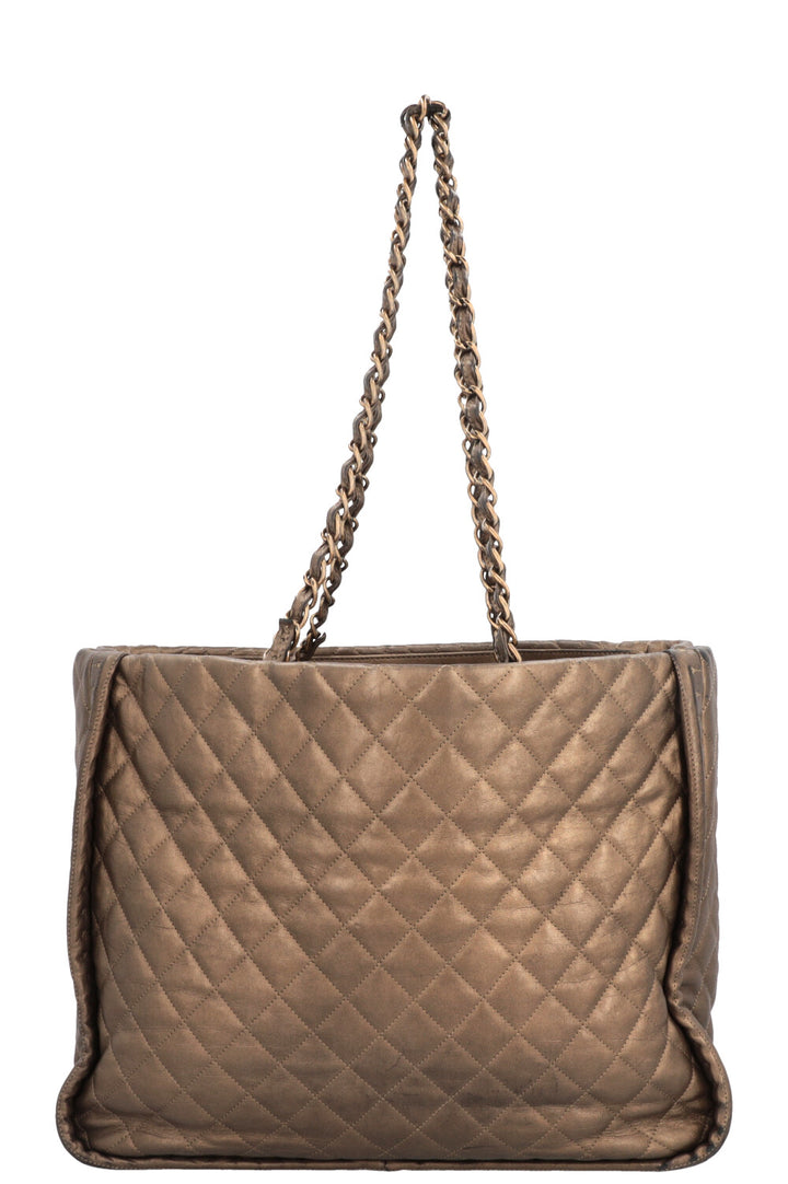 CHANEL Paris Byzance Istanbul CC Cabas Sac Shopping Bronze