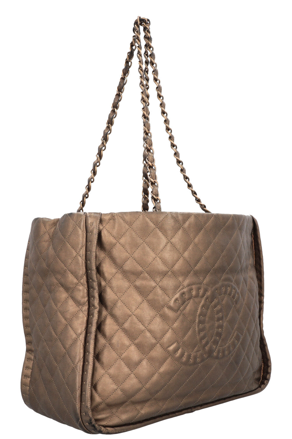 CHANEL Paris Byzance Istanbul CC Cabas Sac Shopping Bronze