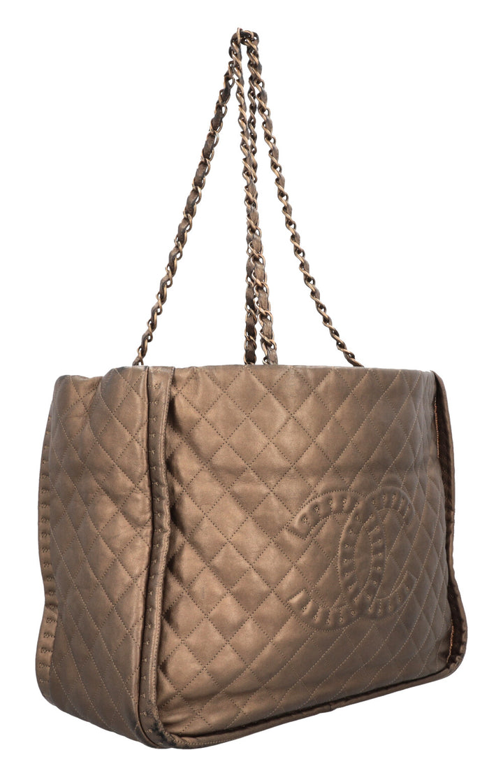 CHANEL Paris Byzance Istanbul CC Cabas Sac Shopping Bronze