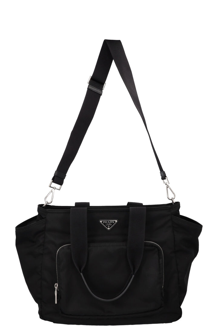 PRADA Travel Tote Bag Re-Nylon Black