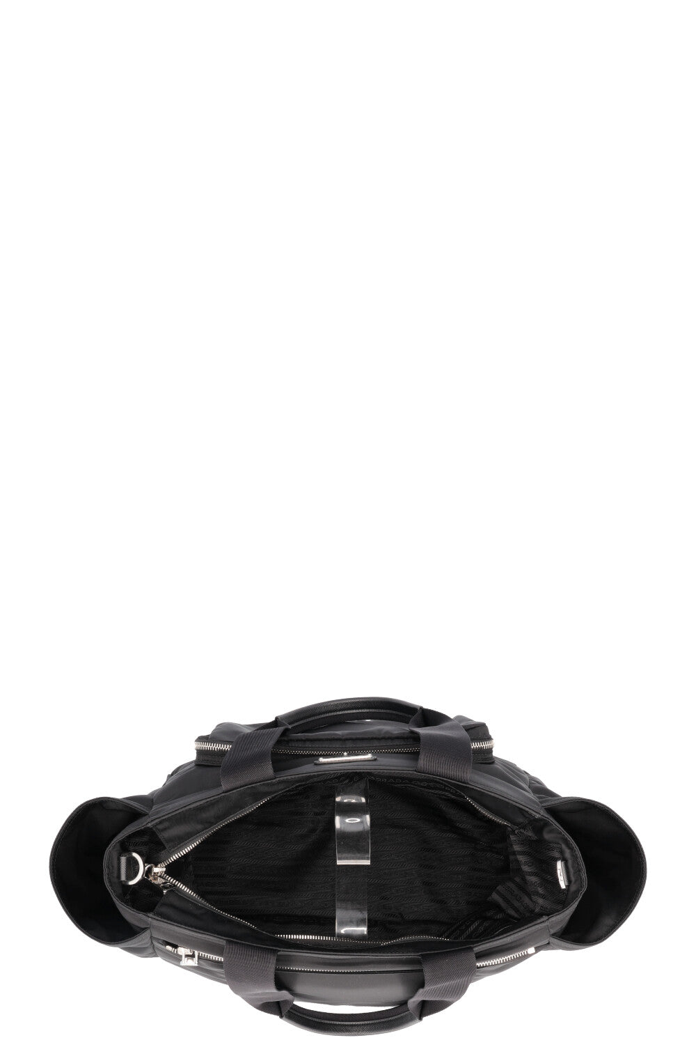 PRADA Travel Tote Bag Re-Nylon Black