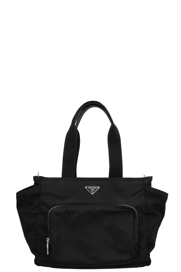 PRADA Travel Tote Bag Re-Nylon Black