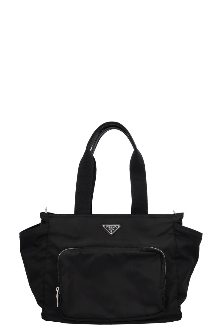 PRADA Travel Tote Bag Re-Nylon Black