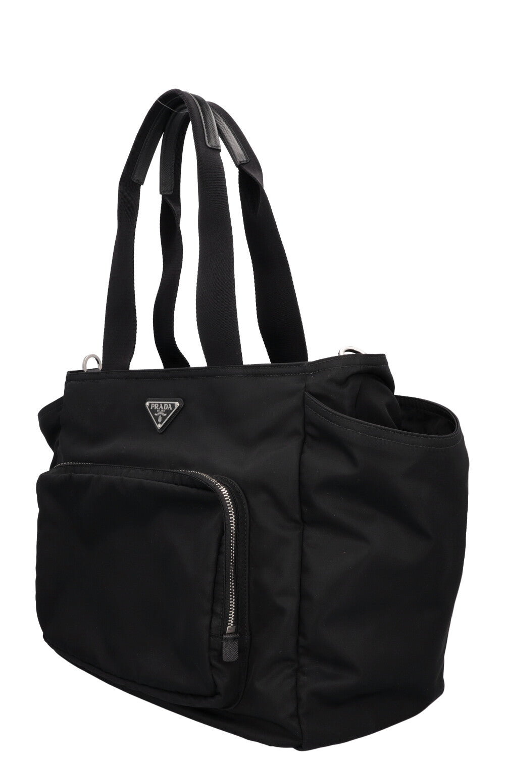PRADA Travel Tote Bag Re-Nylon Black