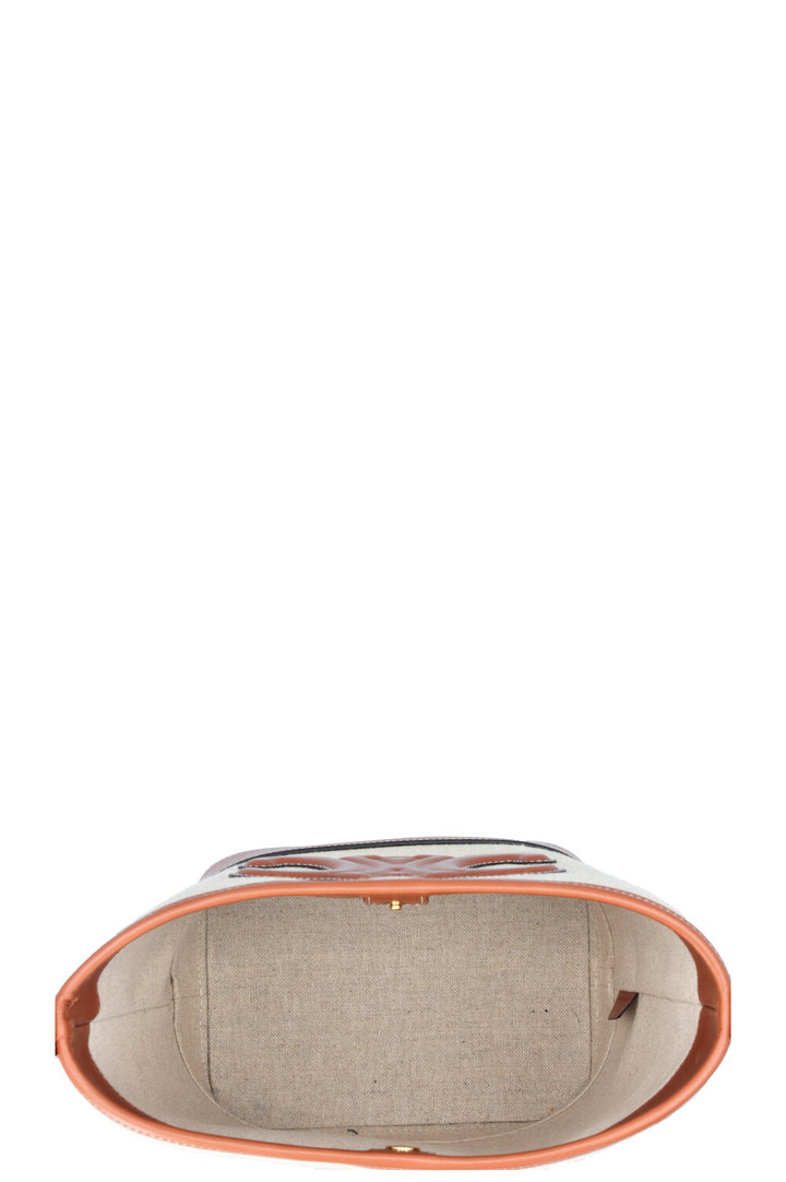 CELINE Small Bucket Bag Triomphe Canvas Brown