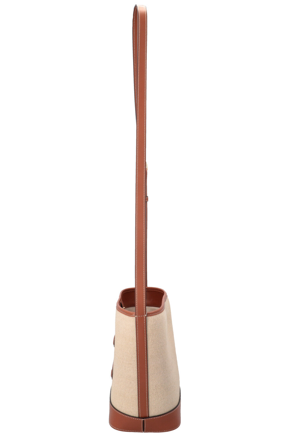 CELINE Small Bucket Bag Triomphe Canvas Brown