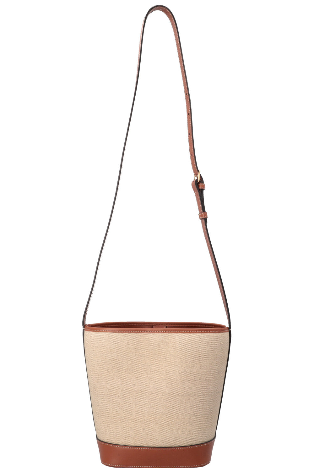 CELINE Small Bucket Bag Triomphe Canvas Brown
