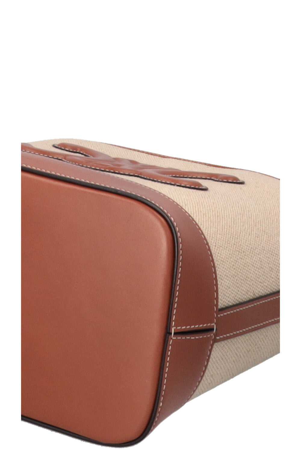 CELINE Small Bucket Bag Triomphe Canvas Brown