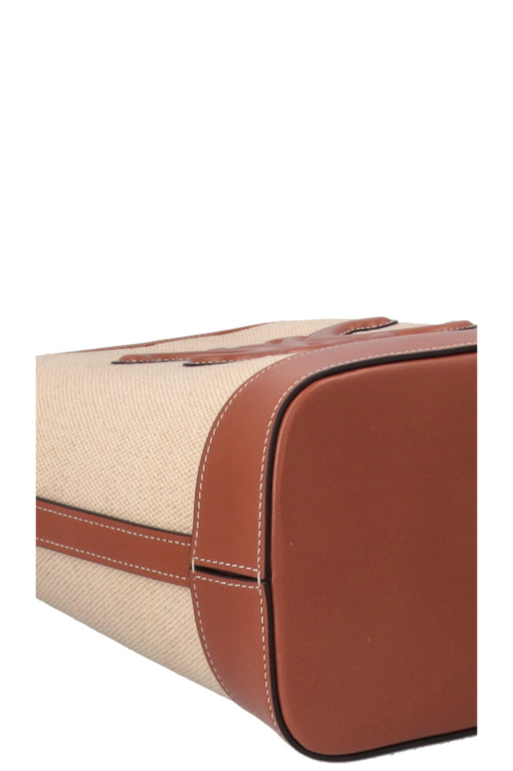 CELINE Small Bucket Bag Triomphe Canvas Brown