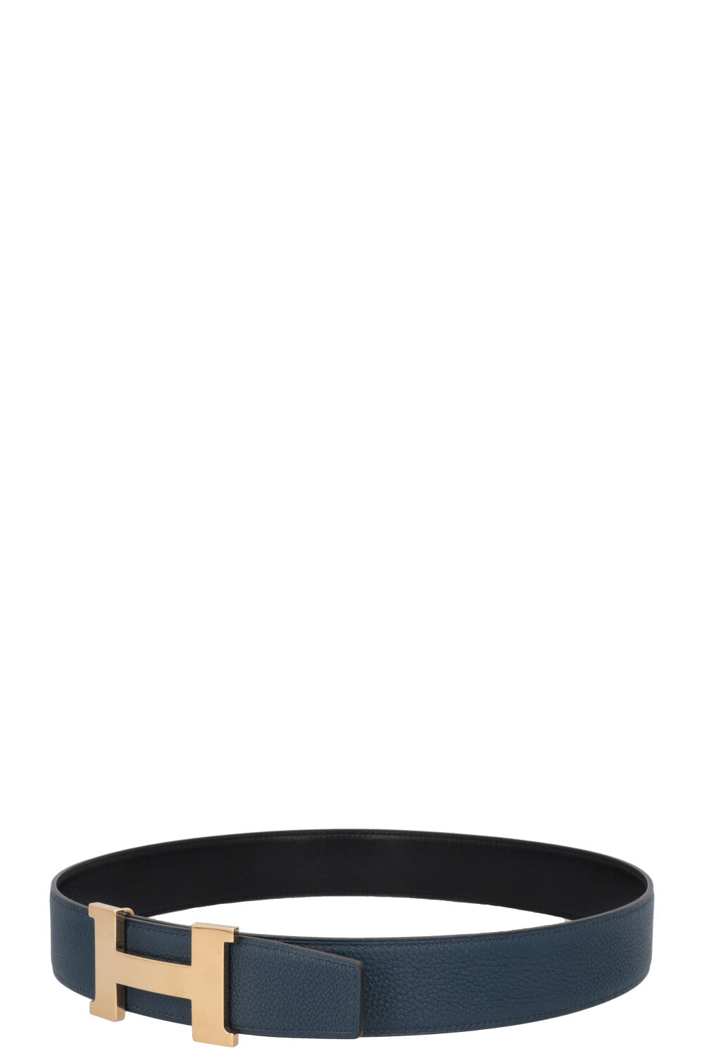 HERMÈS Constance H 38mm Belt Bleu Noir