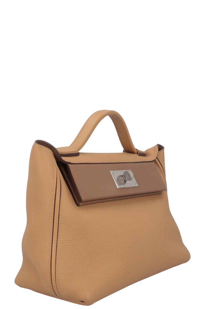 HERMÈS 24/24 29 Togo Biscuit Alezan