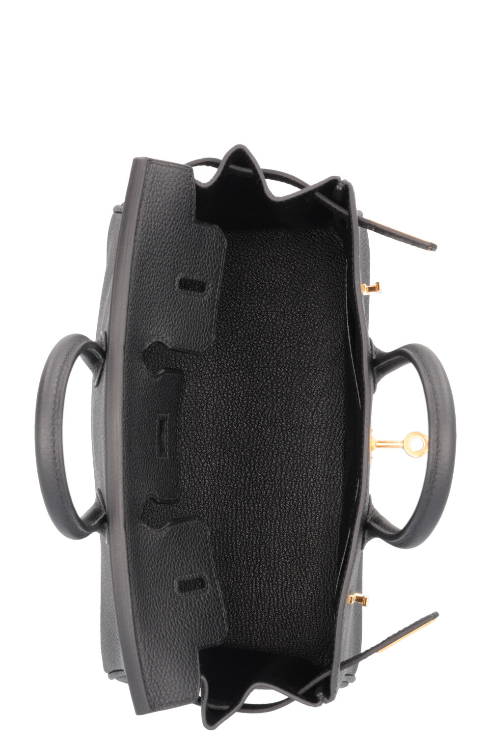 HERMÈS Birkin 25 Retourné Togo Noir