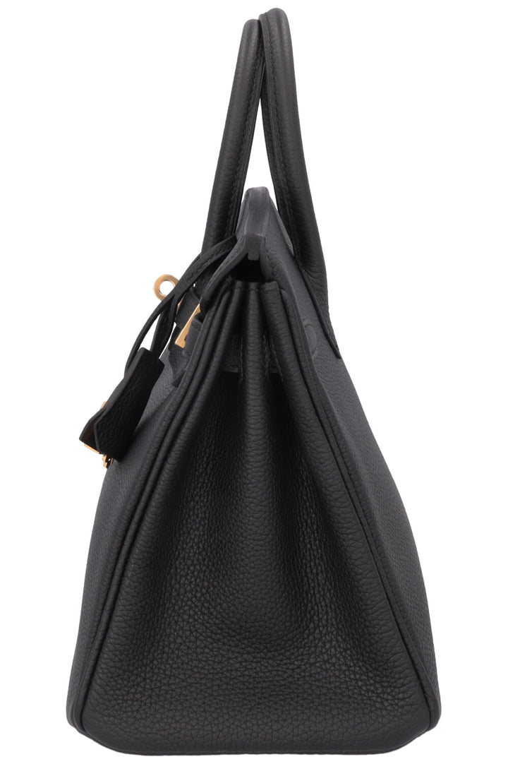 HERMÈS Birkin 25 Retourné Togo Noir