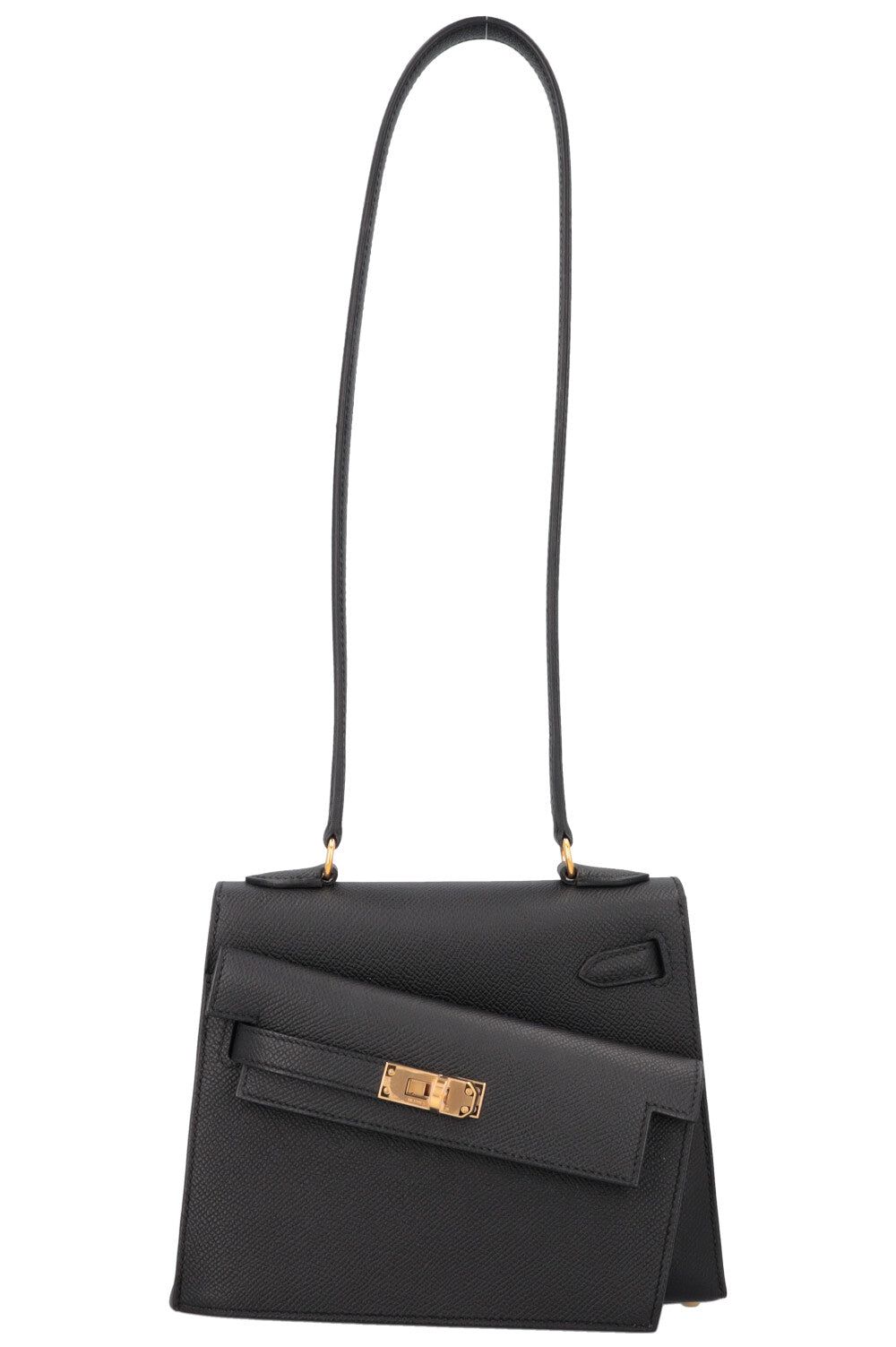 HERMÈS Kelly II Sellier 20 En Désordre Epsom Noir