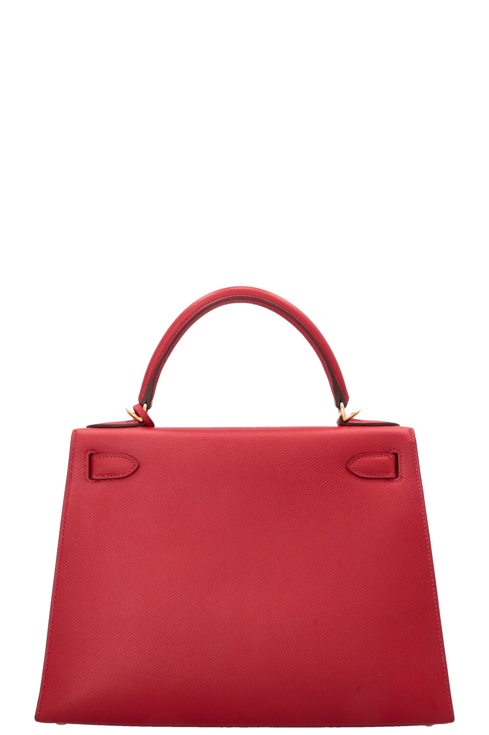HERMÈS Kelly 28 Sellier Epsom Rouge Casaque