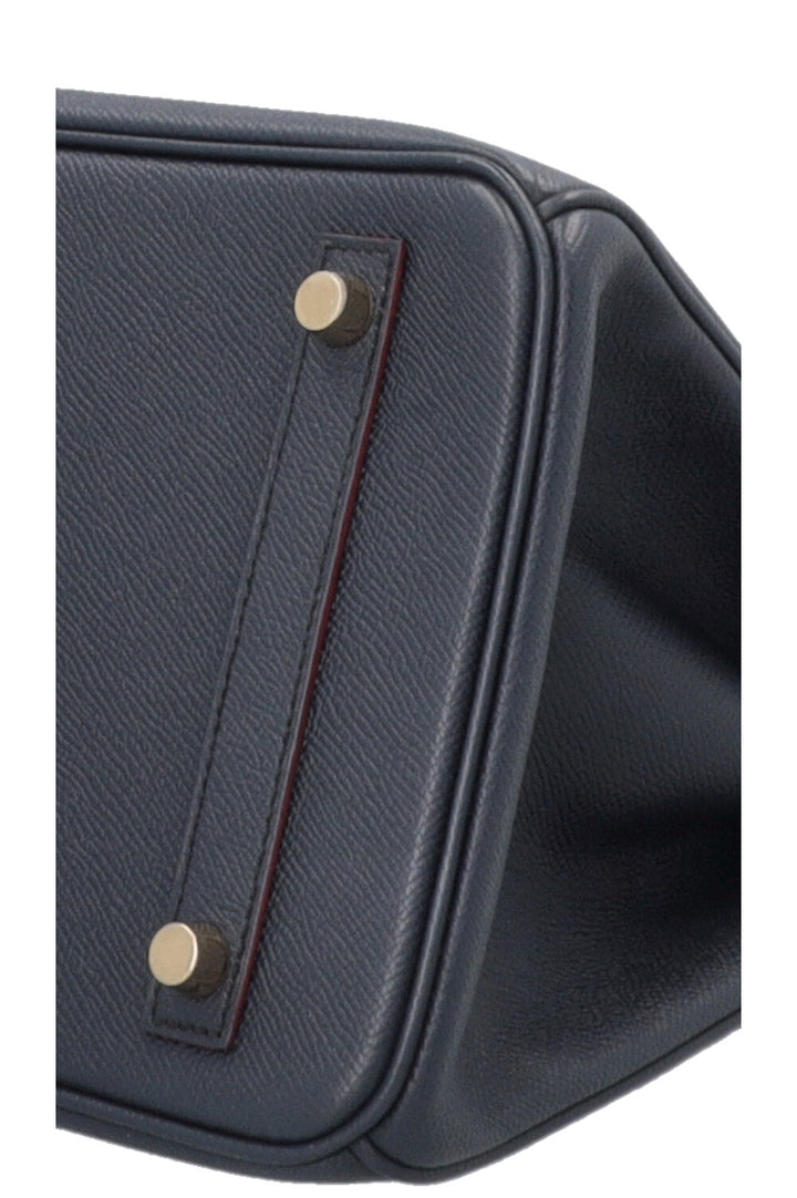 HERMÈS Birkin Contour Rouge H 30 Epsom Bleu Indigo