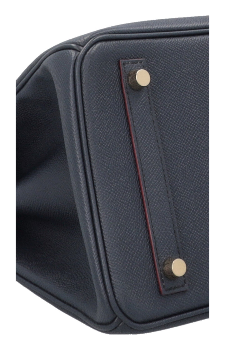 HERMÈS Birkin Contour Rouge H 30 Epsom Bleu Indigo
