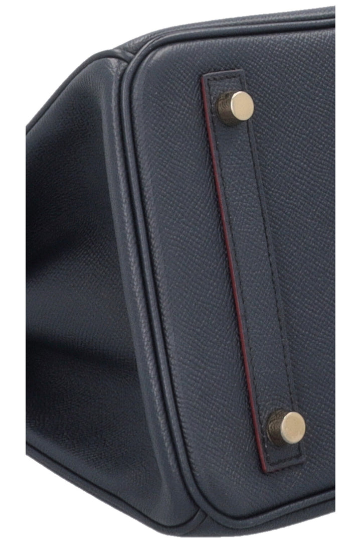 HERMÈS Birkin Contour Rouge H 30 Epsom Bleu Indigo