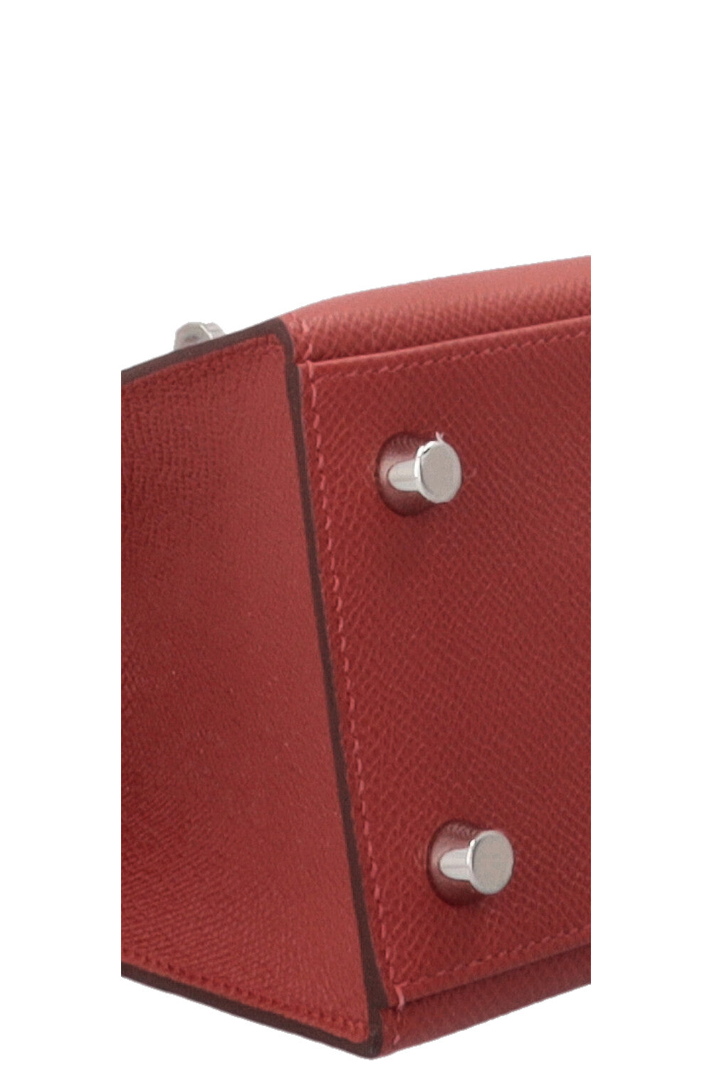 HERMES Kelly 25 Sellier Tricolor Epsom Rouge Venetian Rose Texas Rouge Sellier